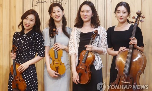 [연합뉴스] 현악사중주 에스메 콰르텟 "눈빛만 봐도 알아요"…내달 리사이틀